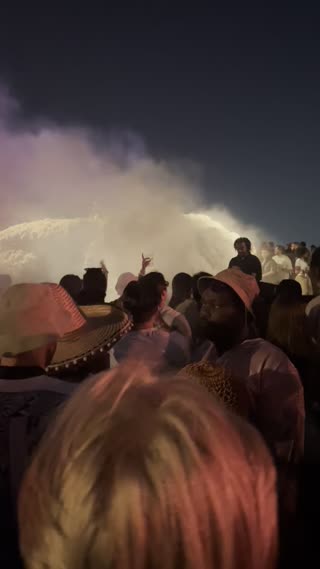 Video from Keinemusik @ Giza Pyramids, Egypt - Curated by @grouptherapy_eg on April 19, 2024