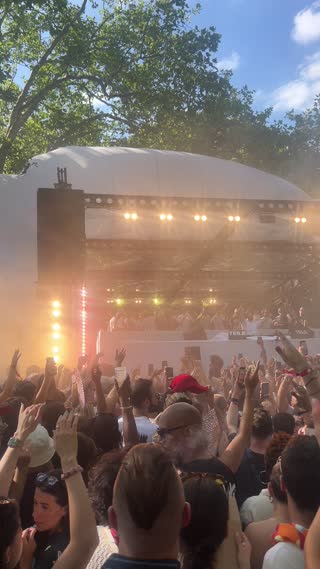 Video from Keinemusik - Finsbury Park, London 11.08.24 on August 11, 2024