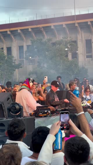 Video from Keinemusik @ Exposition Park, Los Angeles - Curated by @grouptherapy_eg on May 5, 2024
