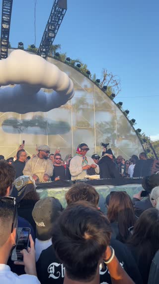 Video from Keinemusik @ Exposition Park, Los Angeles - Curated by @grouptherapy_eg on May 5, 2024