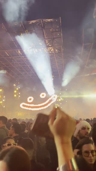 Video from &Me NYE on January 1, 2026