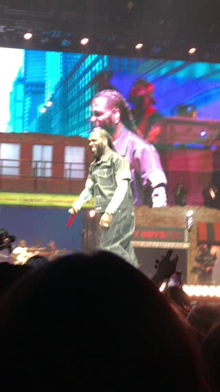 Video from Burna Boy MTL on March 1, 2024