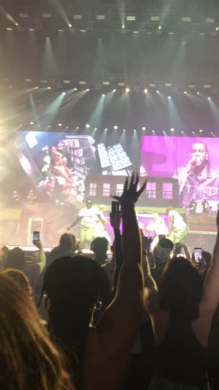 Video from Burna Boy MTL on March 1, 2024