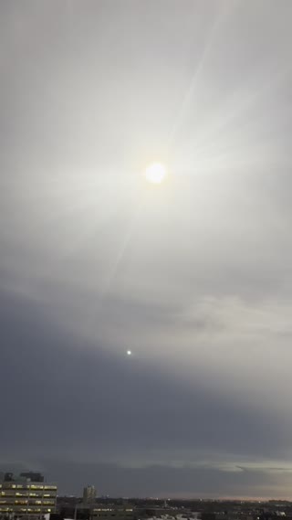 Video from Total Eclipse 2024 on April 8, 2024