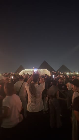 Keinemusik @ Giza Pyramids, Egypt - Curated by @grouptherapy_eg on ReLive