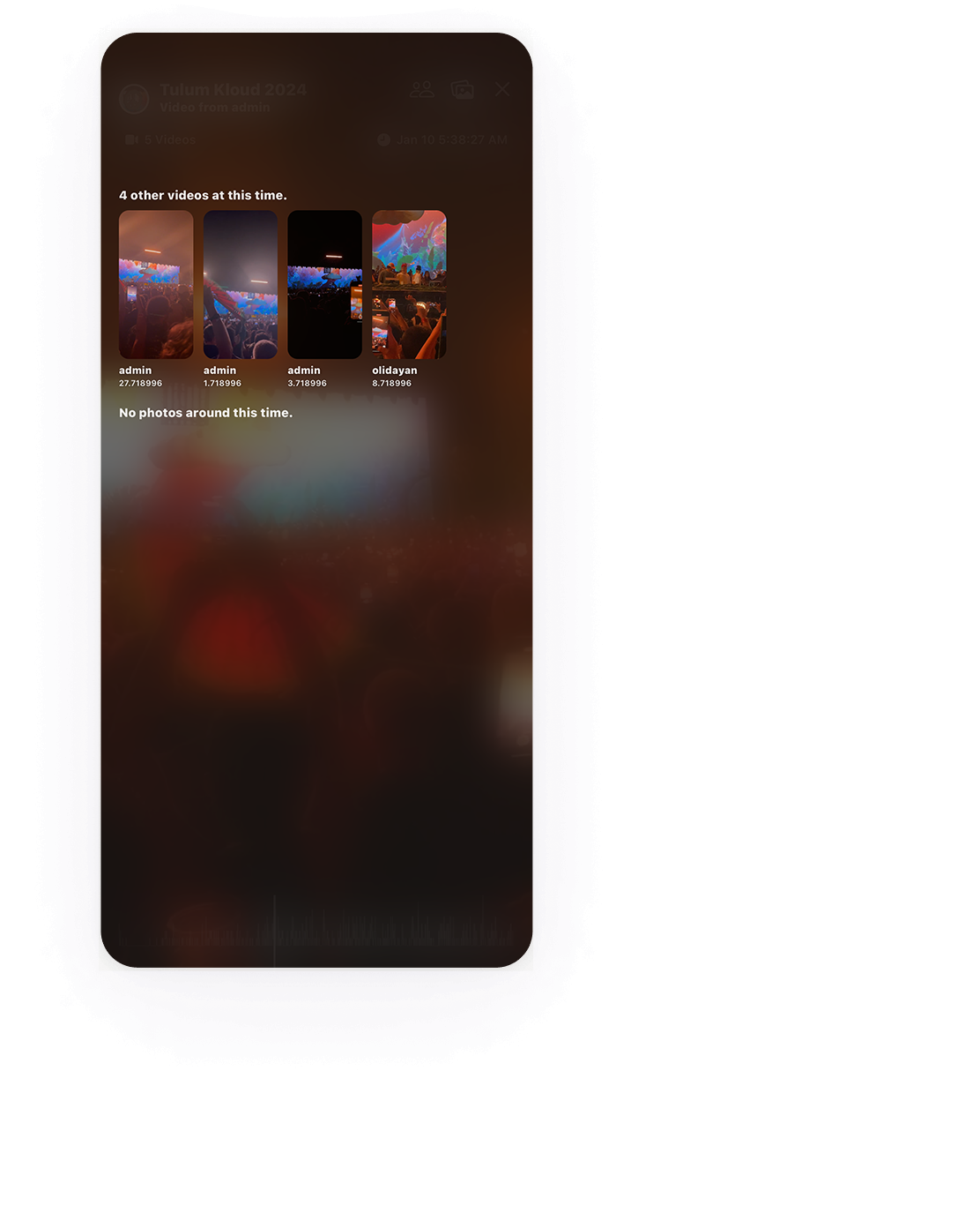 Relive memory timeline